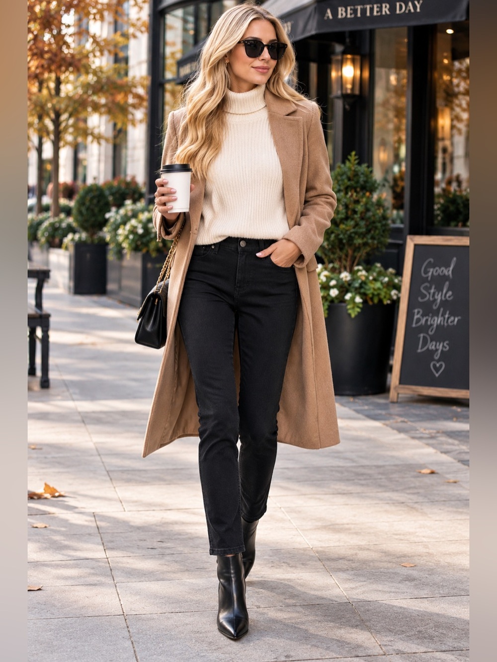 DL1961 Women’s Straight-Leg Jeans in Black Premium Denim- Size 30